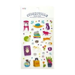 Ooly Stickiville Çıkartmalar - Quirky Cats