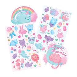 Ooly Stickiville Kokulu Çıkartmalar - Fluffy Cotton Candy