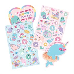 Ooly Stickiville Kokulu Sticker Seti - Nom Nom Narwhals