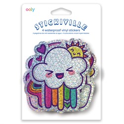 Ooly Stickiville Vinil Çıkartmalar - Happy Rainbows