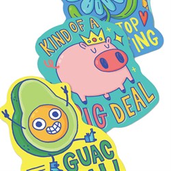 Ooly Stickiville Vinil Çıkartmalar - Punny Pals