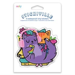 Ooly Stickiville Vinil Çıkartmalar - Silly Kitties