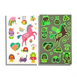 Ooly Tattoo Palooza Glow in the Dark Geçici Dövme Seti - Magic Moonbeams