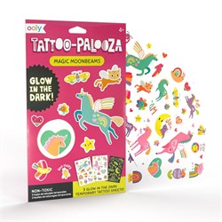 Ooly Tattoo Palooza Glow in the Dark Geçici Dövme Seti - Magic Moonbeams