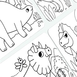 Ooly Undercover Art – Dino Tales