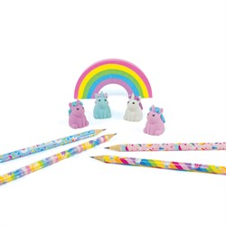 Ooly Unique Unicorn Silgi Seti - Çilek Kokulu