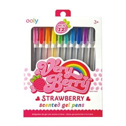 Ooly Very Berry Çilek Kokulu 12’li Jel Kalem