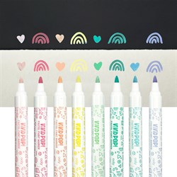 Ooly Vivid Pop! Su Bazlı 8’li Keçeli Kalem - Pastel
