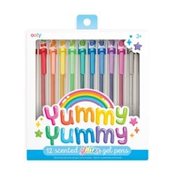 Ooly Yummy Yummy Kokulu Simli 12li Jel Kalem (2.0 mm Uçlu)