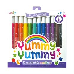Ooly Yummy Yummy Yıkanabilir 12’li Keçeli Kalem