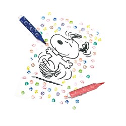 Ooly x Peanuts 12li Çift Uçlu Fırça & Damga Keçeli Kalem