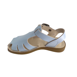 Samphire Earwyn Ruvex Blue Ciel - Açık  Mavi Deri Çocuk Sandaleti