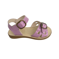 Samphire Marella Verniz Lillac - Lila Rengi Deri Çocuk Sandaleti