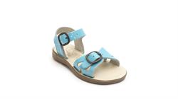 Samphire Marella Verniz Sky - Mavi Deri Çocuk Sandaleti