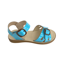 Samphire Marella Verniz Sky - Mavi Deri Çocuk Sandaleti