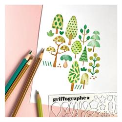 Step by Step Drawing - Funky Forest