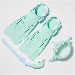 SunnyLife Çocuk Şnorkel Seti Small Salty the Shark Multi