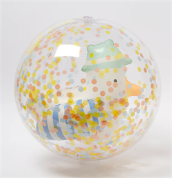 SunnyLife Şişme Plaj Topu 3D Blue Stripe