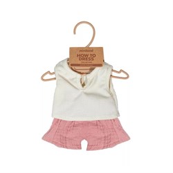Tişört ve Pembe Pantolon Seti (38 cm)