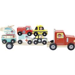 Vilac - Ahşap Araçlar Kamyonu - Meslekler