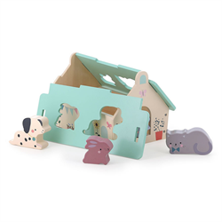 Vilac - Ahşap Evcil Hayvanlar Evi Eşleştirme