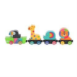 Vilac - Mıknatıslı Ahşap Hayvanlar Treni