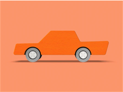 Waytoplay - Back & Forth Car - Orange - Araba - Turuncu