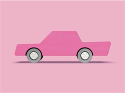 Waytoplay - Back & Forth Car - Pink - Araba - Pembe