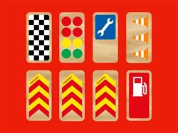 Waytoplay - Roadblocks Set Race Signs