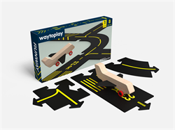 Waytoplay - Runway - 9 Parça (1 Uçak + 8 Yol)