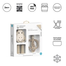 Matchstick Monkey İlk Dislerim Silikon Diş Kaşıyıcı Baslangic Seti, Giraffe