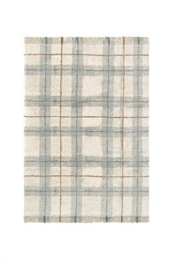 Lorena Canals Çocuk Odası Halısı, Tartan Blue Sage, S