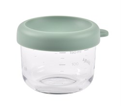 Beaba Bebek cam mama kavanozu 150 ml, Sage Green