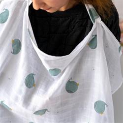 Organik Müslin Emzirme Örtüsü Whaley