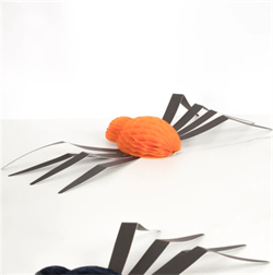 Meri Meri - Hanging Honeycomb Spiders - Asılan Örümcek Süsleri - 12li