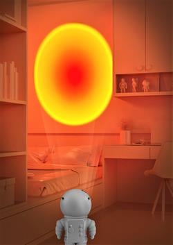 Astronot Projeksiyon Gece Lambası -Mavi