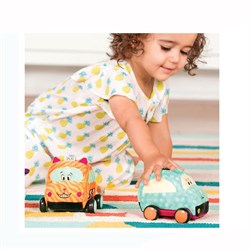 B.Toys Peluş Çek Bırak Araba, Sarı