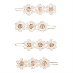 Mimi & Lula Daisy Enamel Snap 4lü Toka