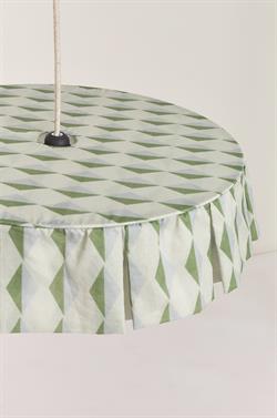 Vibes Aydınlatma Şapkası, 50cm çap, Green Blue Harlequin