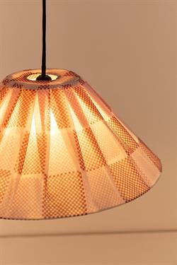 Nobodioz Ava Aydınlatma Şapkası, 50cm çap, Burnt Red Checks