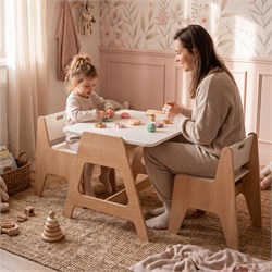 Cotable Masa Takımı, Beyaz
