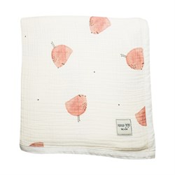 Big Bird - Organik Bebek Battaniyesi // 4 Kat Müslin