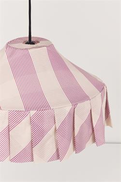 Nobodioz Nicole Aydınlatma Şapkası, 50cm çap, Lilac Diagonal Stripe