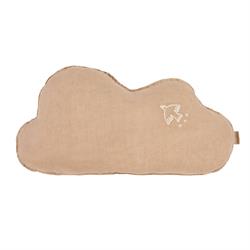 Nobodinoz İşlemeli Fransız Keten Yastık, Cloud Sesame