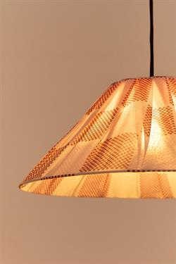 Nobodioz Ava Aydınlatma Şapkası, 50cm çap, Burnt Red Checks