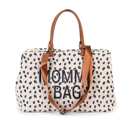 Mommy Bag, Anne Bebek Bakım Çantası, Kanvas Leopard