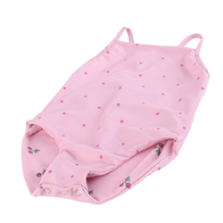 Çift Taraflı Çıtçıtlı Kız Çocuk  Mayo,Cherry