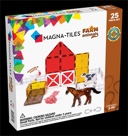 Magna-Tiles - Çiftlik Hayvanları - 25 Parça