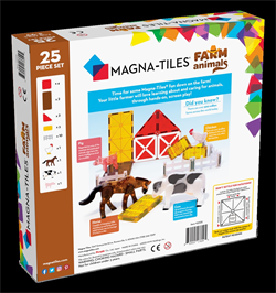 Magna-Tiles - Çiftlik Hayvanları - 25 Parça