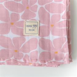 Çok Amaçlı Organik Müslin Örtü-FLORAL